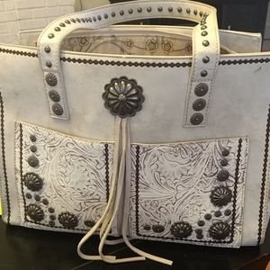 White purse